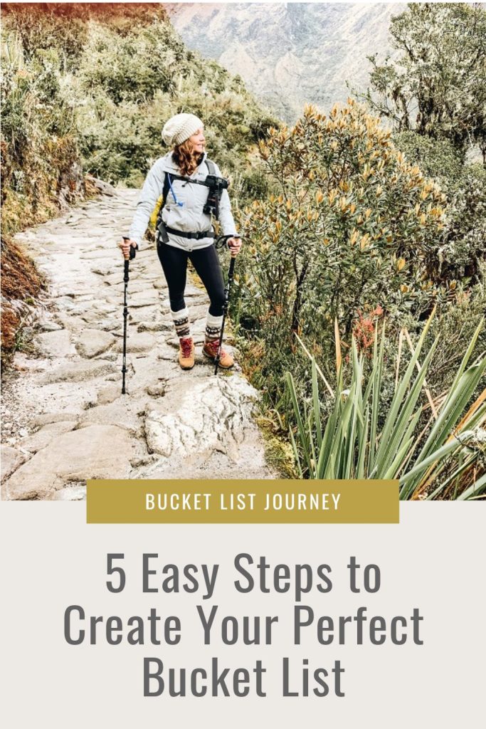 5 Easy Steps to Create Your Perfect Bucket List
