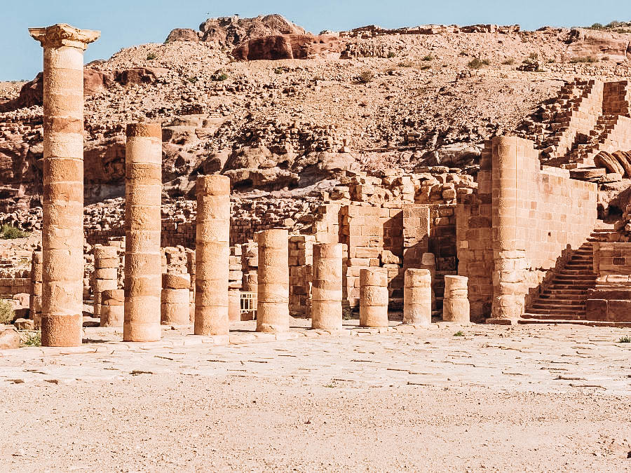 Colonnaded Street in Petra