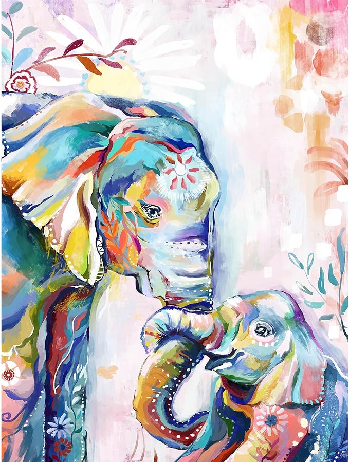 Adult Elephant Art Paint