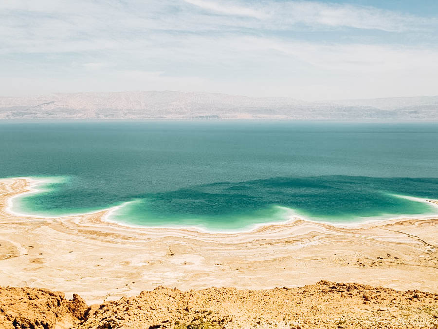 A great view of Dead Sea in Jordan