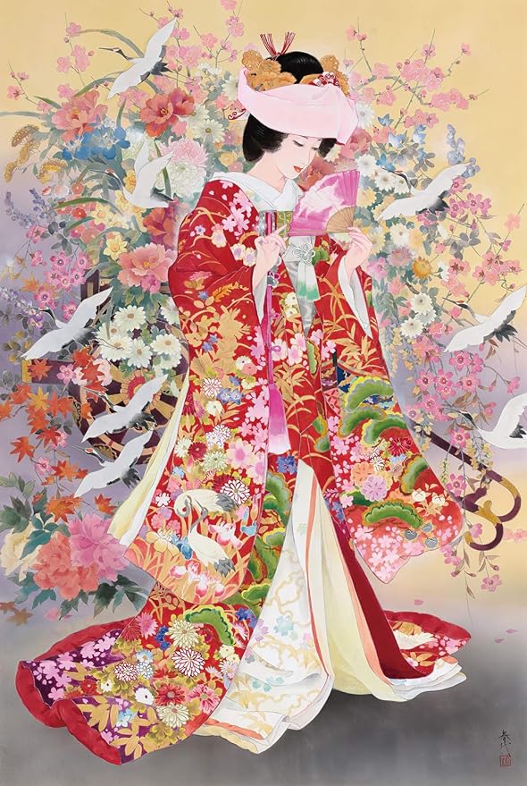 Funnybox Red Kimono Bride by Haruyo Morita