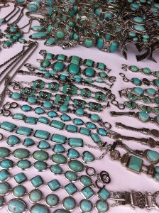 necklaces at La Bufadora Market in Ensenada, Mexico