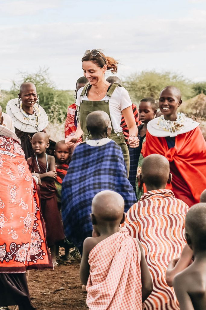 Ol Mesera Maasai Village visit while on Tanzania Safari