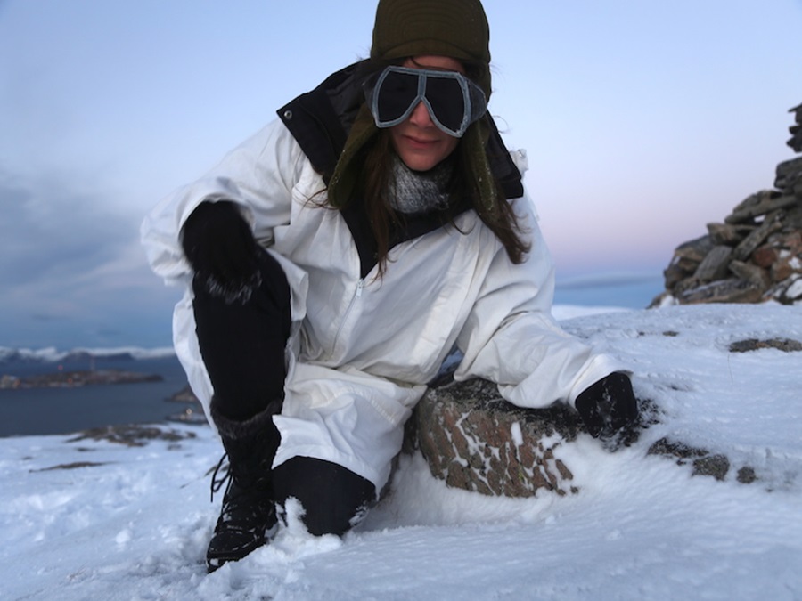 Annette White Snow Hiking with Hurtigruten in Hammerfest Norway