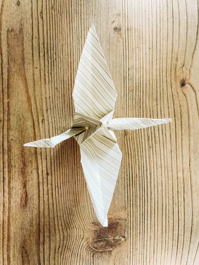 Finished Origami Crane