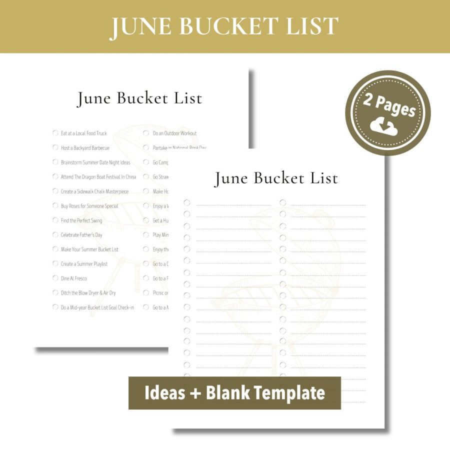 June Bucket List