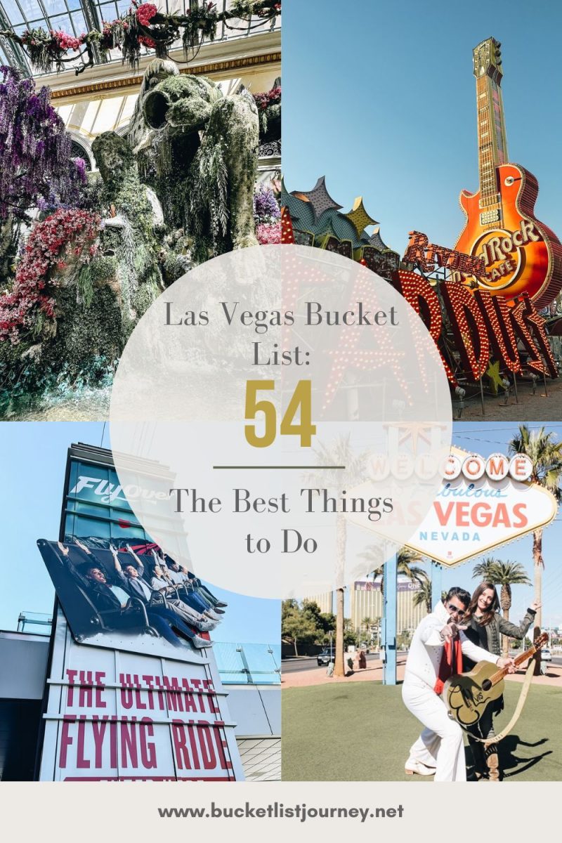 Las Vegas Bucket List Pinterest