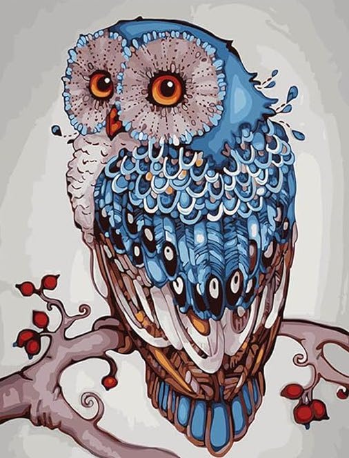 Lucky Owl Paint by Number