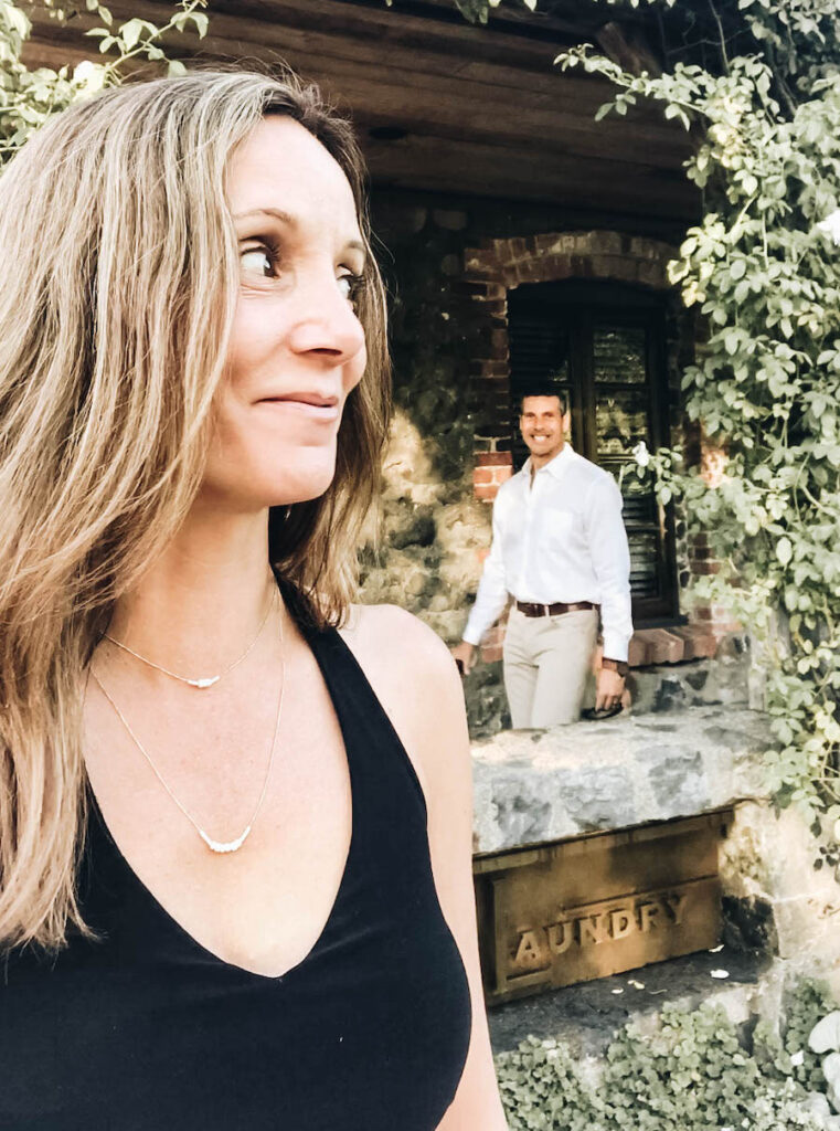 Candid photo of Annette & Peter at The French Laundry | Getting Reservations at The French Laundry & What to Expect After