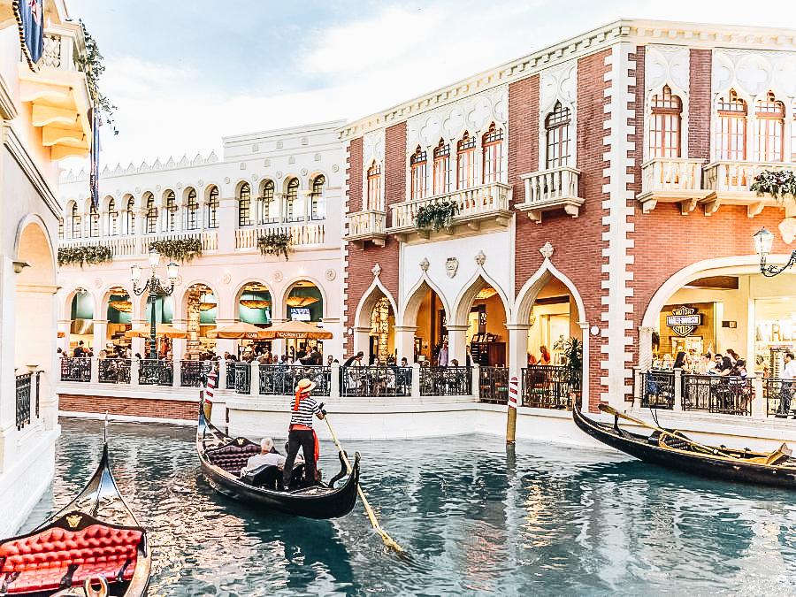 Take a Gondola Ride at the Venetian 